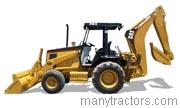 Caterpillar 416B backhoe-loader tractor trim level specs horsepower, sizes, gas mileage, interioir features, equipments and prices