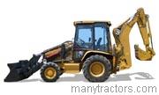 Caterpillar 416C backhoe-loader tractor trim level specs horsepower, sizes, gas mileage, interioir features, equipments and prices