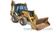 Caterpillar 446D backhoe-loader tractor trim level specs horsepower, sizes, gas mileage, interioir features, equipments and prices