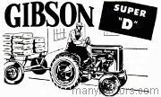 Gibson Super D tractor trim level specs horsepower, sizes, gas mileage, interioir features, equipments and prices