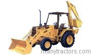 J.I. Case 480E backhoe-loader tractor trim level specs horsepower, sizes, gas mileage, interioir features, equipments and prices