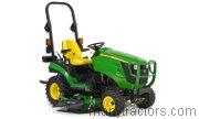 John Deere 1025R tractor trim level specs horsepower, sizes, gas mileage, interioir features, equipments and prices