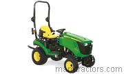 John Deere 1026R tractor trim level specs horsepower, sizes, gas mileage, interioir features, equipments and prices