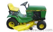 John Deere 111H tractor trim level specs horsepower, sizes, gas mileage, interioir features, equipments and prices