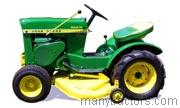 John Deere 112 1966 comparison online with competitors