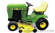 John Deere 116 tractor trim level specs horsepower, sizes, gas mileage, interioir features, equipments and prices