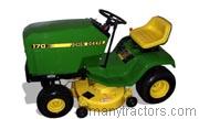 John Deere 170 1989 comparison online with competitors