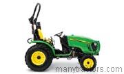 John Deere 2025R tractor trim level specs horsepower, sizes, gas mileage, interioir features, equipments and prices