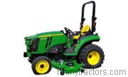 John Deere 2038R tractor trim level specs horsepower, sizes, gas mileage, interioir features, equipments and prices