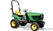 John Deere 2210 tractor trim level specs horsepower, sizes, gas mileage, interioir features, equipments and prices
