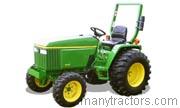 John Deere 3005 tractor trim level specs horsepower, sizes, gas mileage, interioir features, equipments and prices