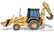 John Deere 300D backhoe-loader 1991 comparison online with competitors