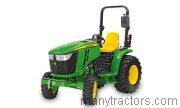 John Deere 3033R tractor trim level specs horsepower, sizes, gas mileage, interioir features, equipments and prices