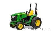 John Deere 3033R tractor trim level specs horsepower, sizes, gas mileage, interioir features, equipments and prices