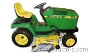 John Deere 320 tractor trim level specs horsepower, sizes, gas mileage, interioir features, equipments and prices