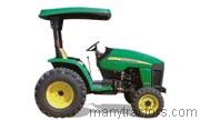 John Deere 3203 tractor trim level specs horsepower, sizes, gas mileage, interioir features, equipments and prices