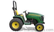 John Deere 3320 tractor trim level specs horsepower, sizes, gas mileage, interioir features, equipments and prices