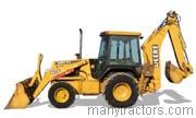 John Deere 410E backhoe-loader tractor trim level specs horsepower, sizes, gas mileage, interioir features, equipments and prices