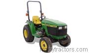 John Deere 4200 tractor trim level specs horsepower, sizes, gas mileage, interioir features, equipments and prices