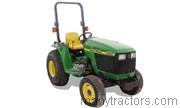 John Deere 4200 1998 comparison online with competitors