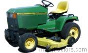 John Deere 425 1992 comparison online with competitors