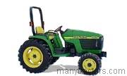 John Deere 4400 tractor trim level specs horsepower, sizes, gas mileage, interioir features, equipments and prices