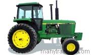 John Deere 4450 tractor trim level specs horsepower, sizes, gas mileage, interioir features, equipments and prices