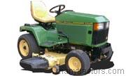 John Deere 455 tractor trim level specs horsepower, sizes, gas mileage, interioir features, equipments and prices