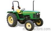 John Deere 5203 tractor trim level specs horsepower, sizes, gas mileage, interioir features, equipments and prices