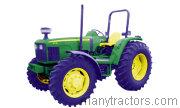 John Deere 5715 tractor trim level specs horsepower, sizes, gas mileage, interioir features, equipments and prices