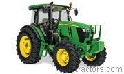 John Deere 6105E tractor trim level specs horsepower, sizes, gas mileage, interioir features, equipments and prices
