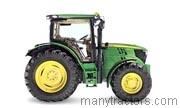 John Deere 6105R tractor trim level specs horsepower, sizes, gas mileage, interioir features, equipments and prices