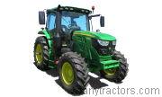 John Deere 6110R tractor trim level specs horsepower, sizes, gas mileage, interioir features, equipments and prices