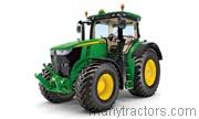 John Deere 7210R tractor trim level specs horsepower, sizes, gas mileage, interioir features, equipments and prices