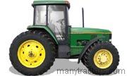 John Deere 7400 tractor trim level specs horsepower, sizes, gas mileage, interioir features, equipments and prices
