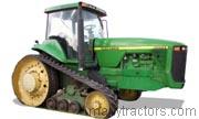 John Deere 8100T tractor trim level specs horsepower, sizes, gas mileage, interioir features, equipments and prices