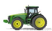 John Deere 8235R tractor trim level specs horsepower, sizes, gas mileage, interioir features, equipments and prices