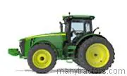 John Deere 8260R tractor trim level specs horsepower, sizes, gas mileage, interioir features, equipments and prices