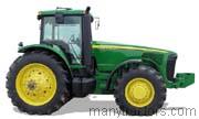 John Deere 8320 tractor trim level specs horsepower, sizes, gas mileage, interioir features, equipments and prices