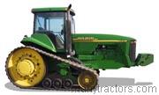 John Deere 8410T tractor trim level specs horsepower, sizes, gas mileage, interioir features, equipments and prices