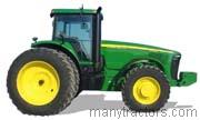 John Deere 8420 tractor trim level specs horsepower, sizes, gas mileage, interioir features, equipments and prices