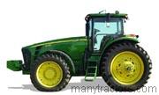 John Deere 8430 tractor trim level specs horsepower, sizes, gas mileage, interioir features, equipments and prices