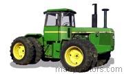 John Deere 8440 tractor trim level specs horsepower, sizes, gas mileage, interioir features, equipments and prices