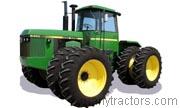 John Deere 8450 tractor trim level specs horsepower, sizes, gas mileage, interioir features, equipments and prices