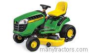 John Deere E140 tractor trim level specs horsepower, sizes, gas mileage, interioir features, equipments and prices