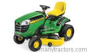 John Deere E150 tractor trim level specs horsepower, sizes, gas mileage, interioir features, equipments and prices