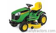 John Deere E170 tractor trim level specs horsepower, sizes, gas mileage, interioir features, equipments and prices