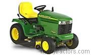 John Deere GT225 tractor trim level specs horsepower, sizes, gas mileage, interioir features, equipments and prices