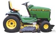 John Deere GT242 tractor trim level specs horsepower, sizes, gas mileage, interioir features, equipments and prices