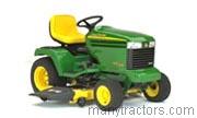 John Deere GX325 2002 comparison online with competitors